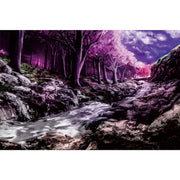 Ingooood Wooden Jigsaw Puzzle 1000 Pieces for Adult-Purple Forest - Ingooood jigsaw puzzle 1000 piece