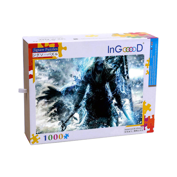 Ingooood Wooden Jigsaw Puzzle 1000 Piece - Ghost Warrior - Ingooood jigsaw puzzle 1000 piece