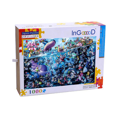 Ingooood Wooden Jigsaw Puzzle 1000 Pieces - Ocean World - Ingooood jigsaw puzzle 1000 piece