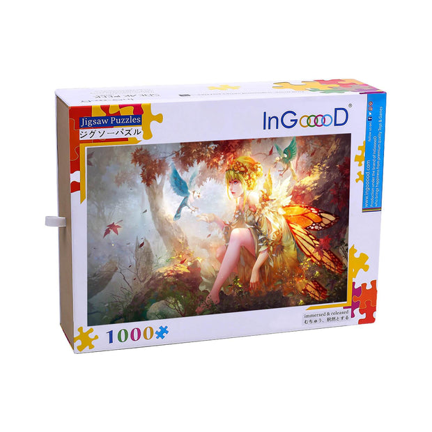 Ingooood Wooden Jigsaw Puzzle 1000 Pieces-Fantasy paradise- Entertainment Toys for Adult Special Graduation or Birthday Gift Home Decor - Ingooood jigsaw puzzle 1000 piece