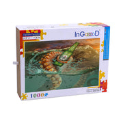 Ingooood Wooden Jigsaw Puzzle 1000 Piece for Adult-Octopus with beer - Ingooood jigsaw puzzle 1000 piece