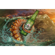 Ingooood Wooden Jigsaw Puzzle 1000 Piece for Adult-Octopus with beer - Ingooood jigsaw puzzle 1000 piece