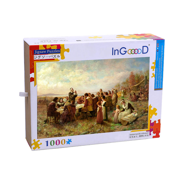 Ingooood Wooden Jigsaw Puzzle 1000 Pieces for Adult-Thanksgiving Party - Ingooood jigsaw puzzle 1000 piece