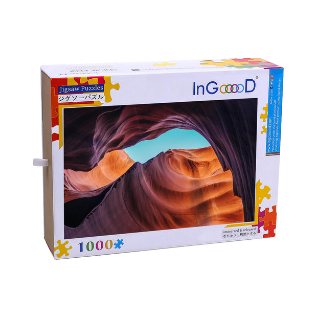 Ingooood Wooden Jigsaw Puzzle 1000 Pieces - Antelope Canyon - Ingooood jigsaw puzzle 1000 piece