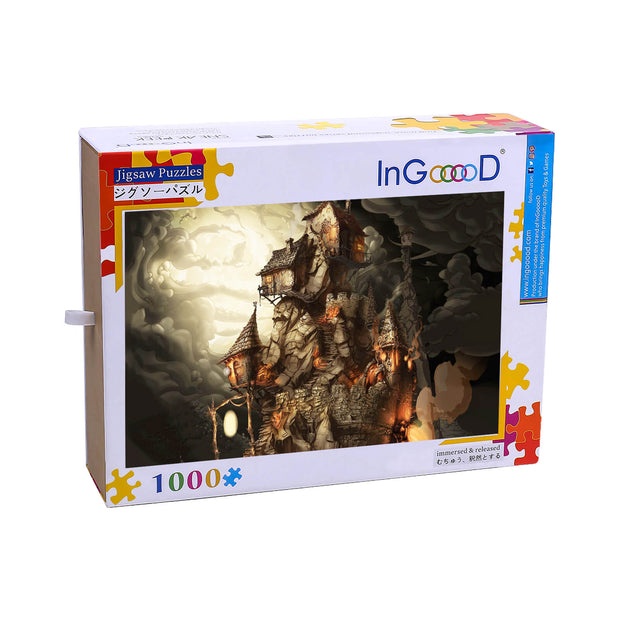 Ingooood Wooden Jigsaw Puzzle 1000 Pieces for Adult-Haunted House - Ingooood jigsaw puzzle 1000 piece