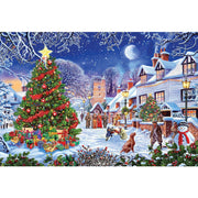 Ingooood Wooden Jigsaw Puzzle 1000 Piece - Christmas Street - Ingooood jigsaw puzzle 1000 piece