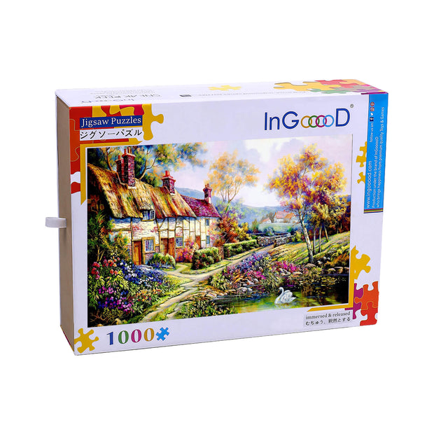 Ingooood Wooden Jigsaw Puzzle 1000 Pieces - Dream pastoral - Ingooood jigsaw puzzle 1000 piece
