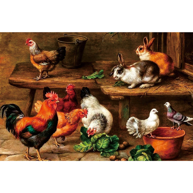 Ingooood Wooden Jigsaw Puzzle 1000 Pieces - Backyard poultry - Ingooood jigsaw puzzle 1000 piece