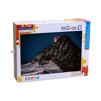 Ingooood Wooden Jigsaw Puzzle 1000 Piece - Mingyue Snow Mountain - Ingooood jigsaw puzzle 1000 piece