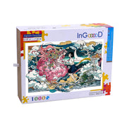 Ingooood Wooden Jigsaw Puzzle 1000 Pieces - Female Magician in Dream - Ingooood jigsaw puzzle 1000 piece