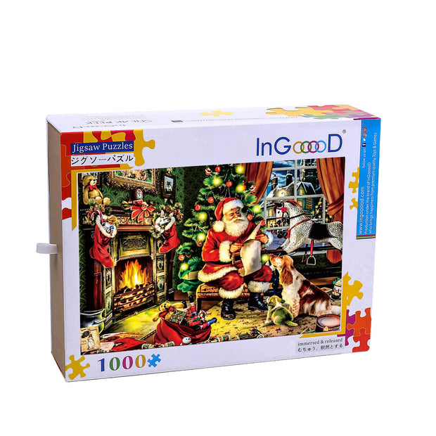 Ingooood Wooden Jigsaw Puzzle 1000 Piece - Christmas Wish List