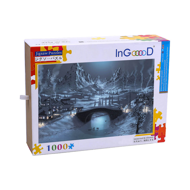 Ingooood Wooden Jigsaw Puzzle 1000 Pieces for Adult-Winter - Ingooood jigsaw puzzle 1000 piece
