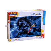 Ingooood Wooden Jigsaw Puzzle 1000 Pieces - The galloping horse - Ingooood jigsaw puzzle 1000 piece