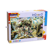 Ingooood Wooden Jigsaw Puzzle 1000 Pieces for Adult-Fighting fantasy world - Ingooood jigsaw puzzle 1000 piece
