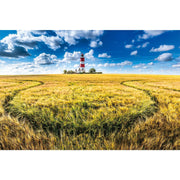 Ingooood Wooden Jigsaw Puzzle 1000 Pieces for Adult-Home on The Wheat Field - Ingooood jigsaw puzzle 1000 piece