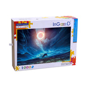 Ingooood Wooden Jigsaw Puzzle 1000 Pieces - Elk's Light - Ingooood jigsaw puzzle 1000 piece