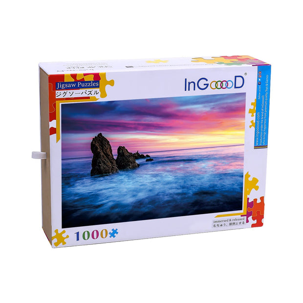 Ingooood Wooden Jigsaw Puzzle 1000 Pieces for Adult- Above the sea of clouds - Ingooood jigsaw puzzle 1000 piece