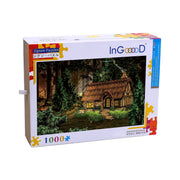 Ingooood Wooden Jigsaw Puzzle 1000 Pieces for Adult-Forest Hut - Ingooood jigsaw puzzle 1000 piece