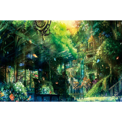 Ingooood Wooden Jigsaw Puzzle 1000 Pieces - Forest hut - Ingooood jigsaw puzzle 1000 piece