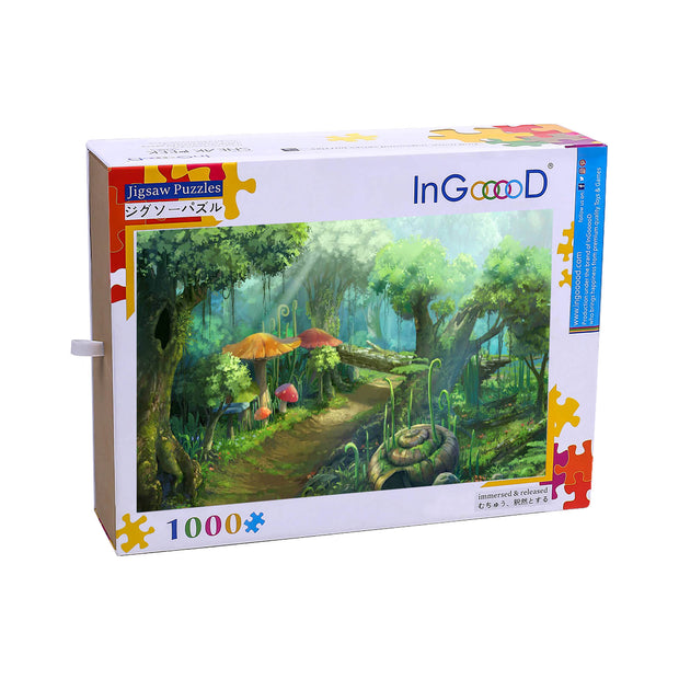 Ingooood Wooden Jigsaw Puzzle 1000 Pieces for Adult-Fantasy Jungle - Ingooood jigsaw puzzle 1000 piece