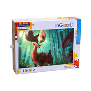 Ingooood Wooden Jigsaw Puzzle 1000 Pieces for Adult-Forest deer - Ingooood jigsaw puzzle 1000 piece