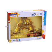Ingooood Wooden Jigsaw Puzzle 1000 Pieces for Adult- European architectural paintings - Ingooood jigsaw puzzle 1000 piece