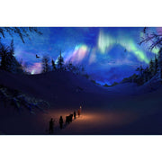 Ingooood Wooden Jigsaw Puzzle 1000 Pieces for Adult-Northern Lights Journey - Ingooood jigsaw puzzle 1000 piece
