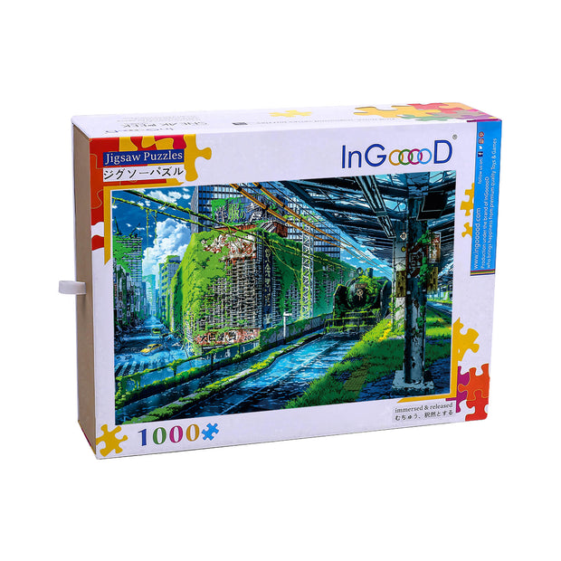Ingooood Wooden Jigsaw Puzzle 1000 Piece - Tokyo fantasy - Ingooood jigsaw puzzle 1000 piece