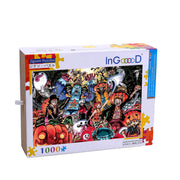 Ingooood Wooden Jigsaw Puzzle 1000 Piece - Anime Characters Halloween - Ingooood jigsaw puzzle 1000 piece