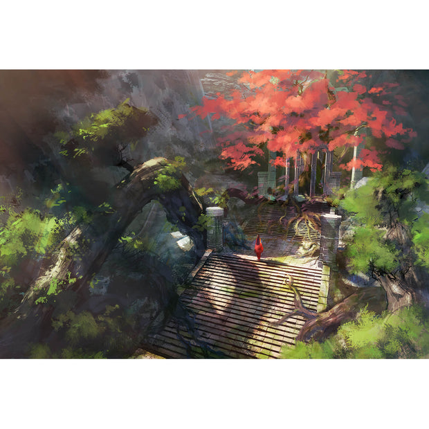 Ingooood Wooden Jigsaw Puzzle 1000 Piece for Adult-Deep in the ruins - Ingooood jigsaw puzzle 1000 piece