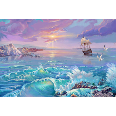 Ingooood Wooden Jigsaw Puzzle 1000 Pieces-Sunrise beach-Entertainment Toys for Adult Special Graduation or Birthday Gift Home Decor - Ingooood jigsaw puzzle 1000 piece