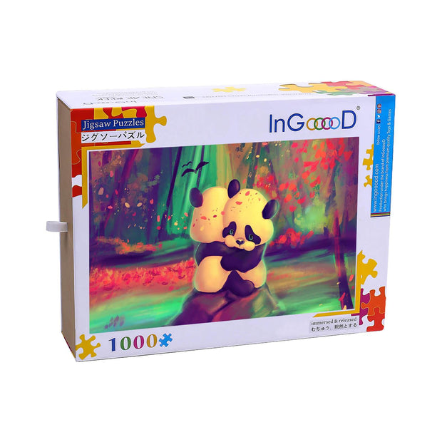 Ingooood Wooden Jigsaw Puzzle 1000 Pieces for Adult-Panda - Ingooood jigsaw puzzle 1000 piece
