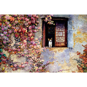 Ingooood Wooden Jigsaw Puzzle 1000 Piece - Cat by the window - Ingooood jigsaw puzzle 1000 piece