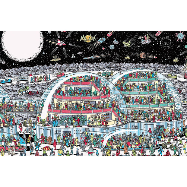 Ingooood Wooden Jigsaw Puzzle 1000 Piece - Moon Base - Ingooood jigsaw puzzle 1000 piece