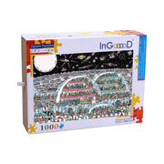 Ingooood Wooden Jigsaw Puzzle 1000 Piece - Moon Base - Ingooood jigsaw puzzle 1000 piece