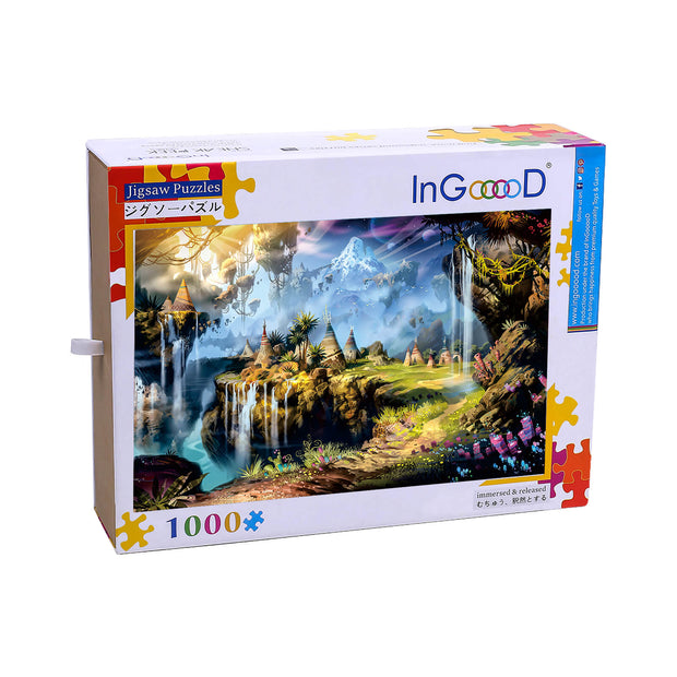 Ingooood Wooden Jigsaw Puzzle 1000 Pieces - Primitive tribe - Ingooood jigsaw puzzle 1000 piece