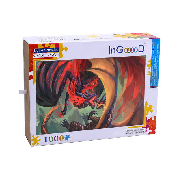 Ingooood Wooden Jigsaw Puzzle 1000 Pieces for Adult-Duel - Ingooood jigsaw puzzle 1000 piece