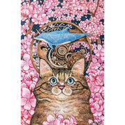 Ingooood Wooden Jigsaw Puzzle 1000 Piece - The Whimsical World of Sakura Cat - Ingooood jigsaw puzzle 1000 piece