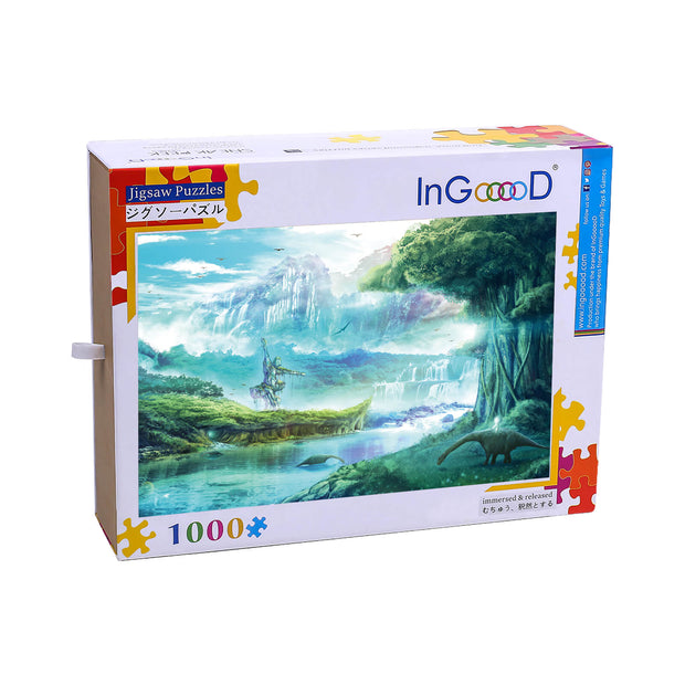 Ingooood Wooden Jigsaw Puzzle 1000 Pieces-Ancient time-Entertainment Toys for Adult Special Graduation or Birthday Gift Home Decor - Ingooood jigsaw puzzle 1000 piece