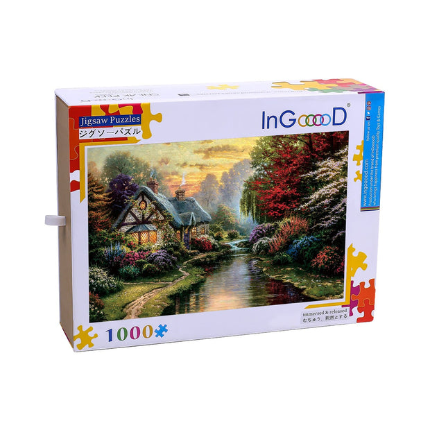 Ingooood Wooden Jigsaw Puzzle 1000 Pieces for Adult-Country river - Ingooood jigsaw puzzle 1000 piece