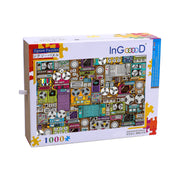 Ingooood Wooden Jigsaw Puzzle 1000 Pieces for Adult-Old time - Ingooood jigsaw puzzle 1000 piece
