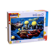 Ingooood Wooden Jigsaw Puzzle 1000 Pieces - Surreal World - Ingooood jigsaw puzzle 1000 piece
