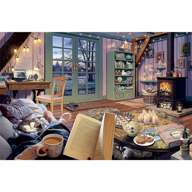 Ingooood Wooden Jigsaw Puzzle 1000 Pieces - Cozy afternoon - Ingooood jigsaw puzzle 1000 piece