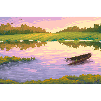 Ingooood Wooden Jigsaw Puzzle 1000 Pieces - Dream lake - Ingooood jigsaw puzzle 1000 piece