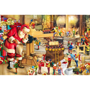 Ingooood Wooden Jigsaw Puzzle 1000 Pieces-Santa's Gift Factory-Entertainment Toys for Adult Special Graduation or Birthday Gift Home Decor - Ingooood jigsaw puzzle 1000 piece