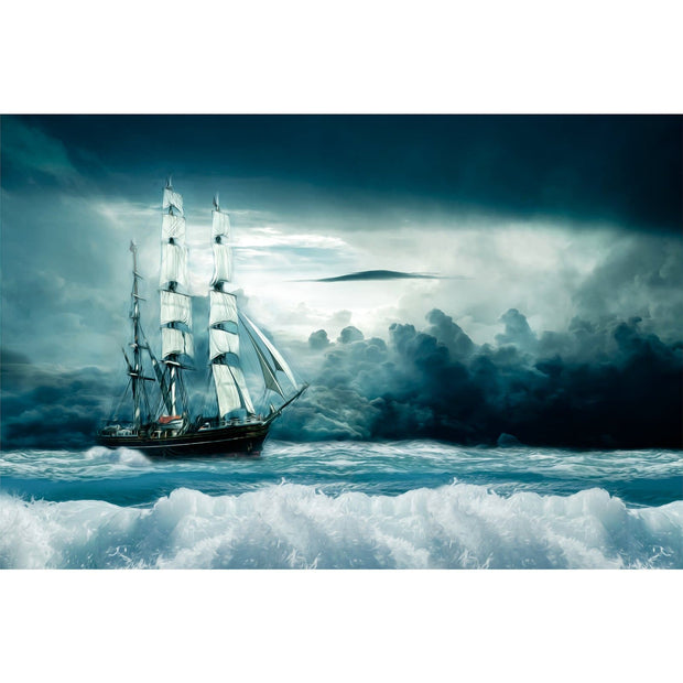 Ingooood Wooden Jigsaw Puzzle 1000 Pieces for Adult-Sailing in The Big Waves - Ingooood jigsaw puzzle 1000 piece