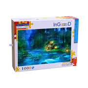 Ingooood Wooden Jigsaw Puzzle 1000 Piece for Adult-Forest hut by the creek - Ingooood jigsaw puzzle 1000 piece