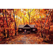 Ingooood Wooden Jigsaw Puzzle 1000 Pieces for Adult- Red Maple House - Ingooood jigsaw puzzle 1000 piece