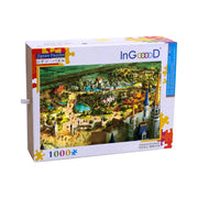 Ingooood Wooden Jigsaw Puzzle 1000 Pieces -  City View - Ingooood jigsaw puzzle 1000 piece