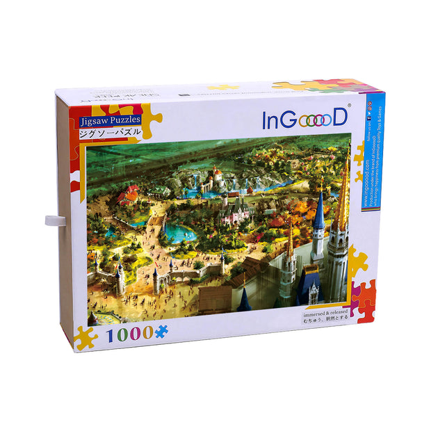 Ingooood Wooden Jigsaw Puzzle 1000 Pieces -  City View - Ingooood jigsaw puzzle 1000 piece